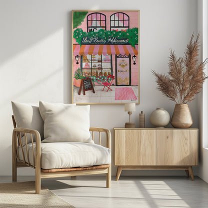 Bake Shop Front - Poster / Art Print - interiör