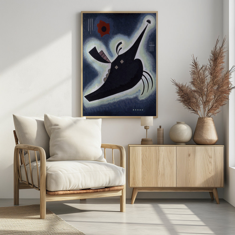 Pointed Black (1931) - Poster / Art Print - interiör
