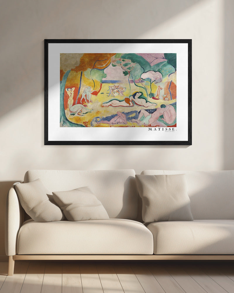 La Joie De Vivre, With Boarder - Poster / Art Print - interiör