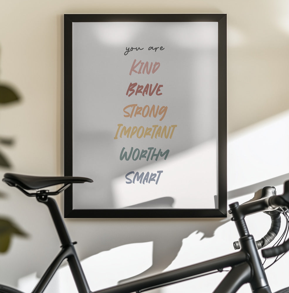 Affirmation - Poster / Art Print - interiör