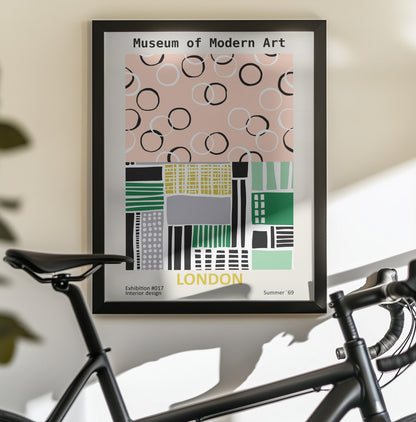 Museum of Modern Art London - Poster / Art Print - interiör