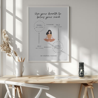 Box Breathe - Poster / Art Print - interiör