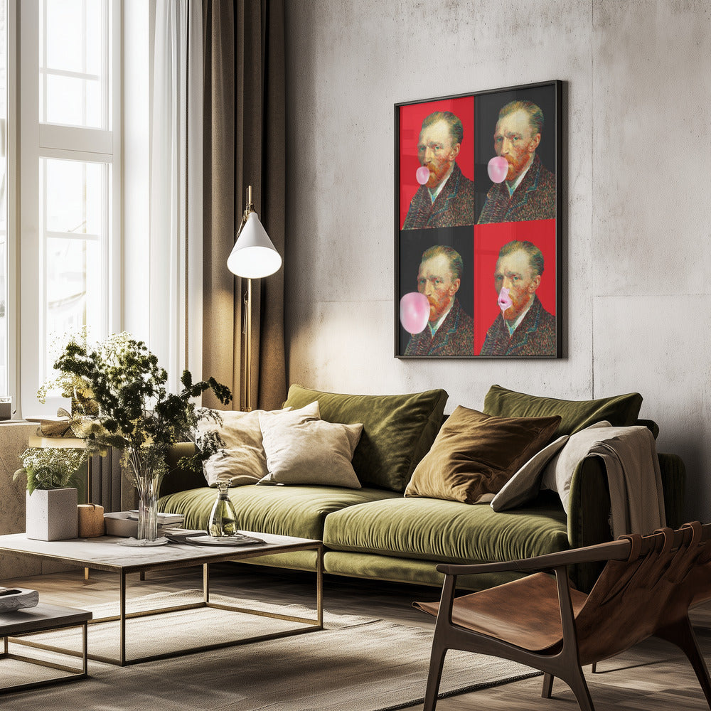 Vincent Gum Explosion - Poster / Art Print - interiör