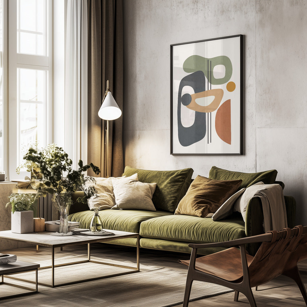 Organic Harmony - Poster / Art Print - interiör