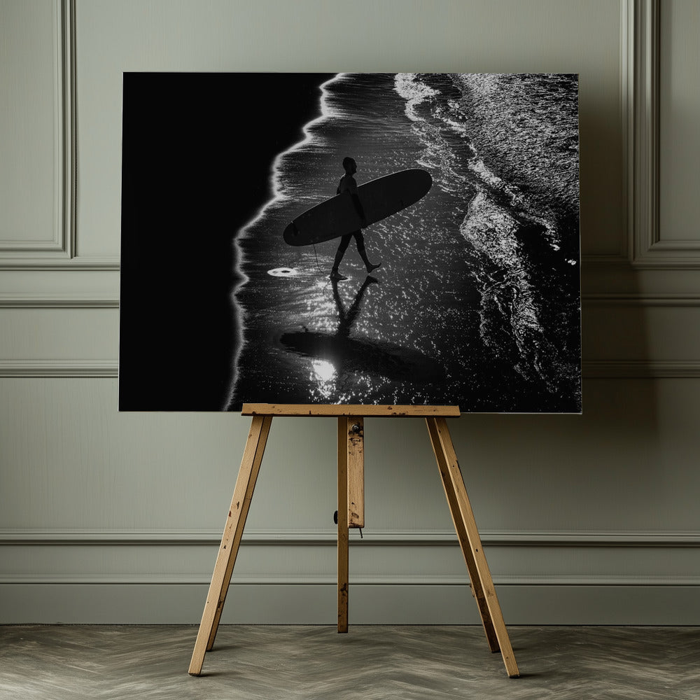Surf 9 - Poster / Art Print - interiör