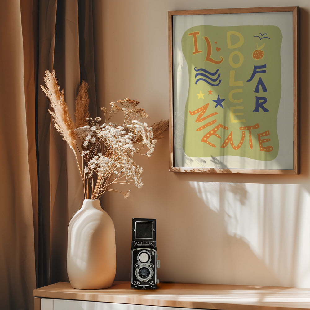 La Dolce Far Niente - Poster / Art Print - interiör