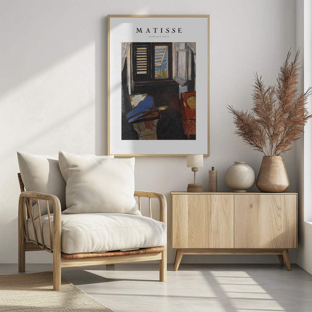 Intérieur Au Violon - Poster / Art Print - interiör