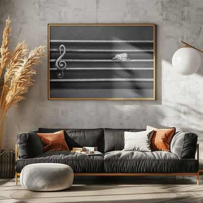 Silence - Poster / Art Print - interiör