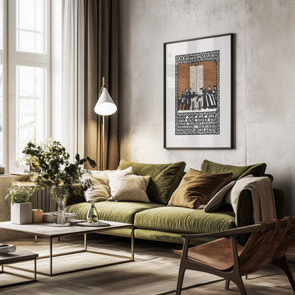 Variety Act 12  One for All, All for One or a Glimpse Through the Keyhole - Poster / Art Print - interiör