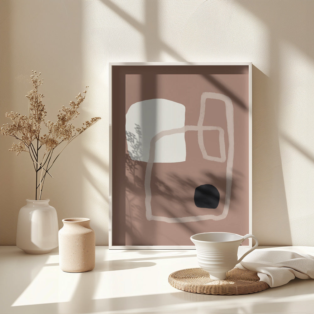Feel Something - Poster / Art Print - interiör