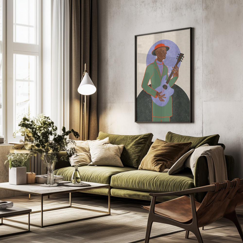 MUSICIAN GUY XII - Poster / Art Print - interiör
