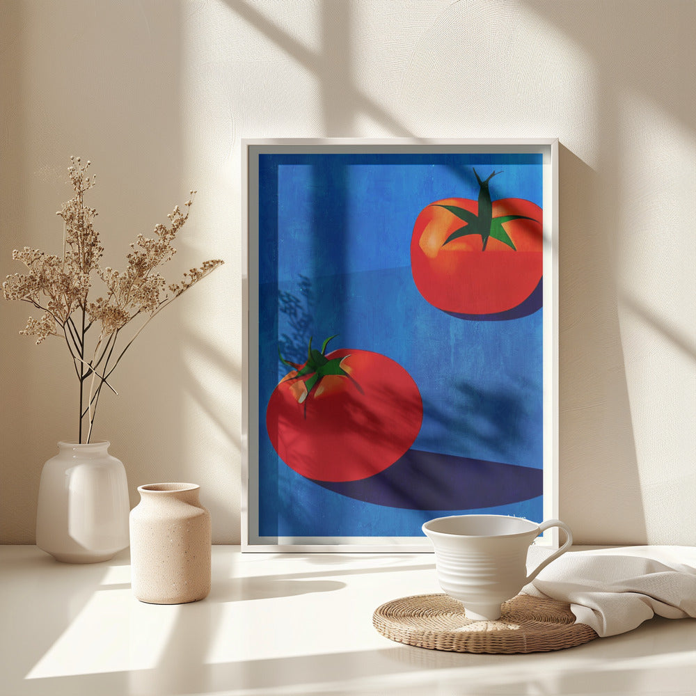 Deux Tomates - Poster / Art Print - interiör