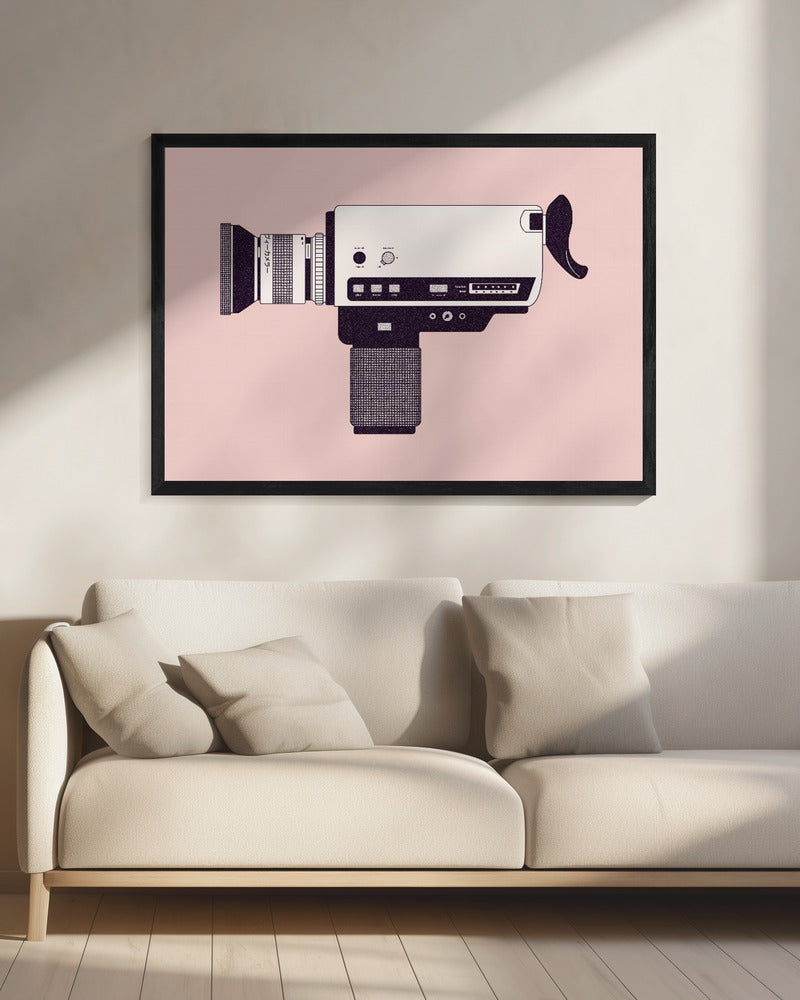 Super 8 Camera - Poster / Art Print - interiör