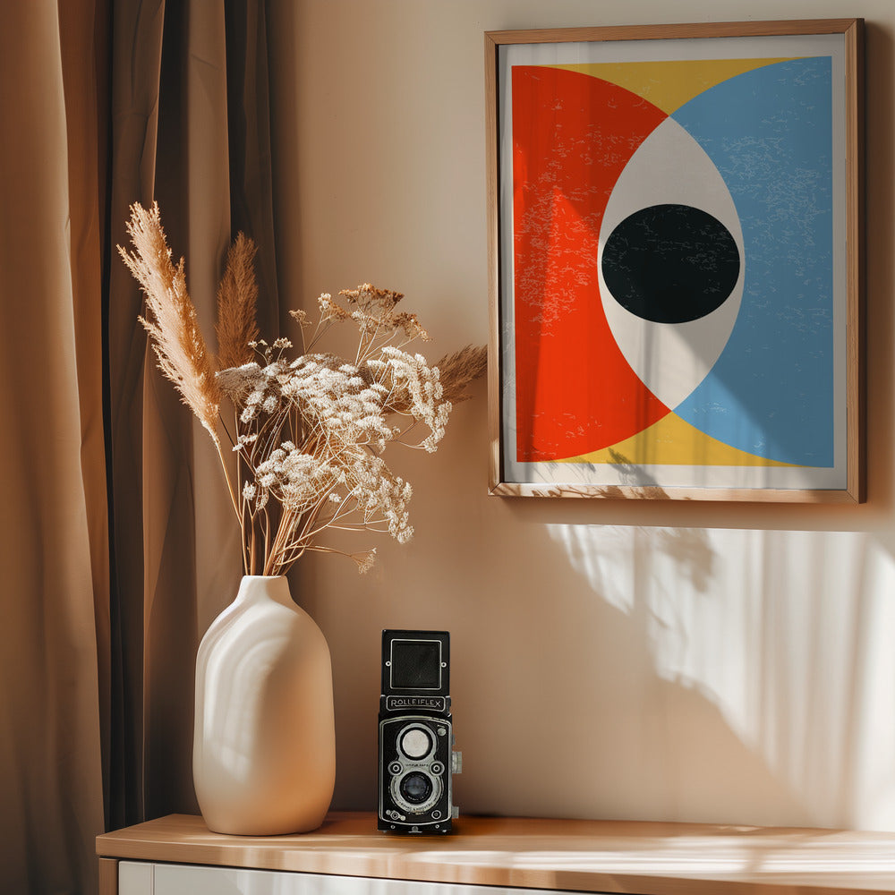 Minimal Abstract Shapes Series #23 - Poster / Art Print - interiör