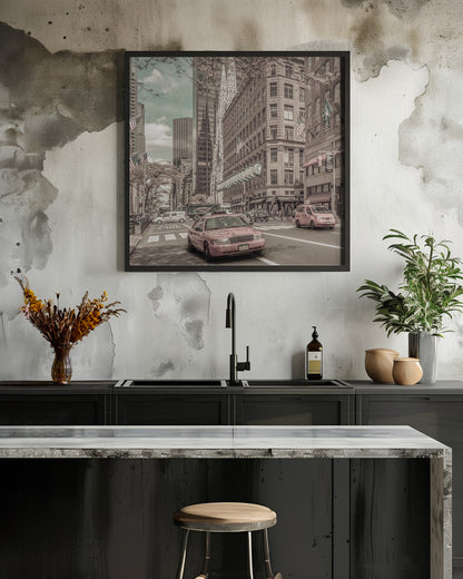 MANHATTAN 5th Avenue | urban vintage style - Poster / Art Print - interiör