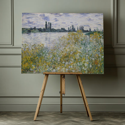 Île Aux Fleurs Near Vétheuil (1880) By Claude Monet - Poster / Art Print - interiör