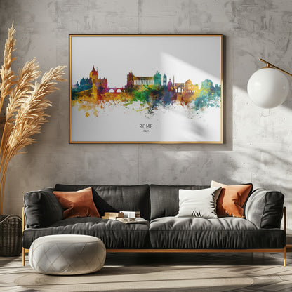 Rome Italy Skyline - Poster / Art Print - interiör