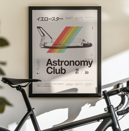 Astronomy Club ★★★ S - Poster / Art Print - interiör