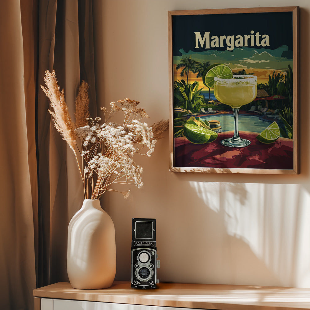 Margarita Vintage - Poster / Art Print - interiör