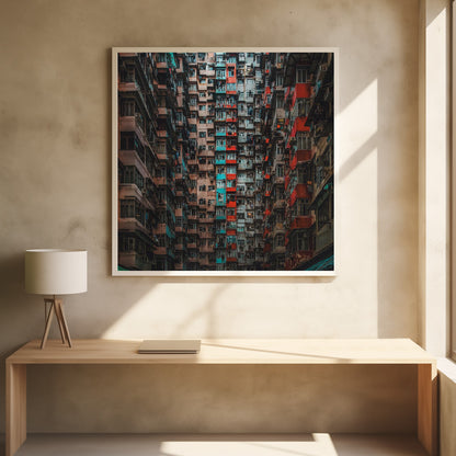 Apartments in Hong Kong - Poster / Art Print - interiör