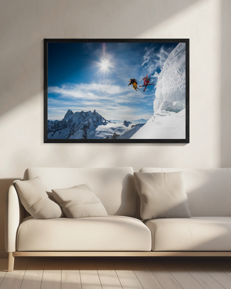 Jumping Legends - Poster / Art Print - interiör