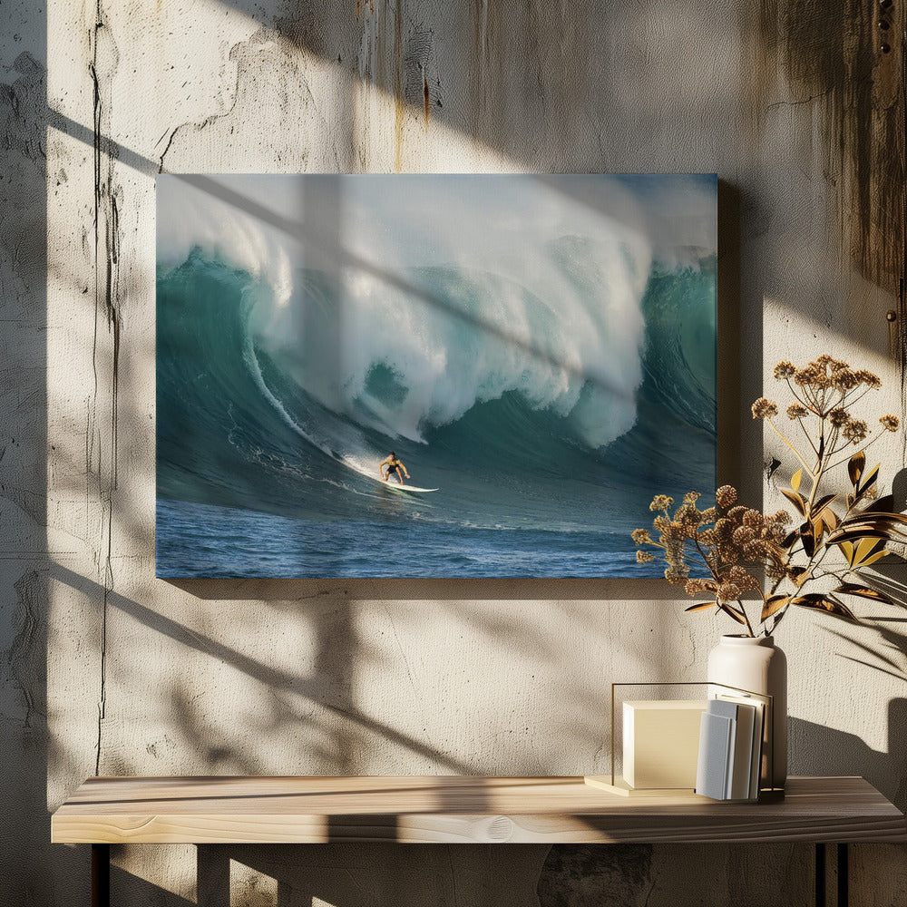 Wave - Poster / Art Print - interiör