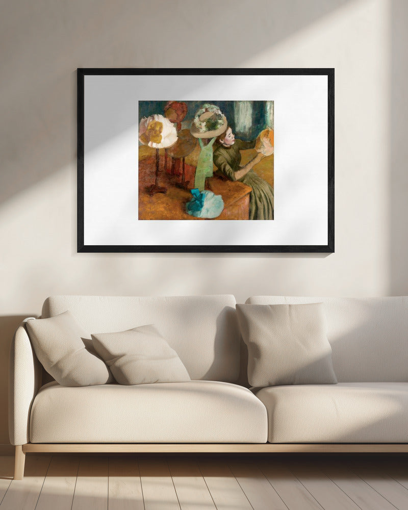 The Millinery Shop - Poster / Art Print - interiör