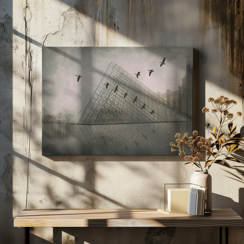 Pyramid shaped - Poster / Art Print - interiör