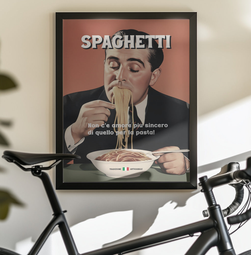 Spaghetti Lover - Poster / Art Print - interiör