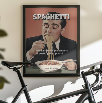 Spaghetti Lover - Poster / Art Print - interiör