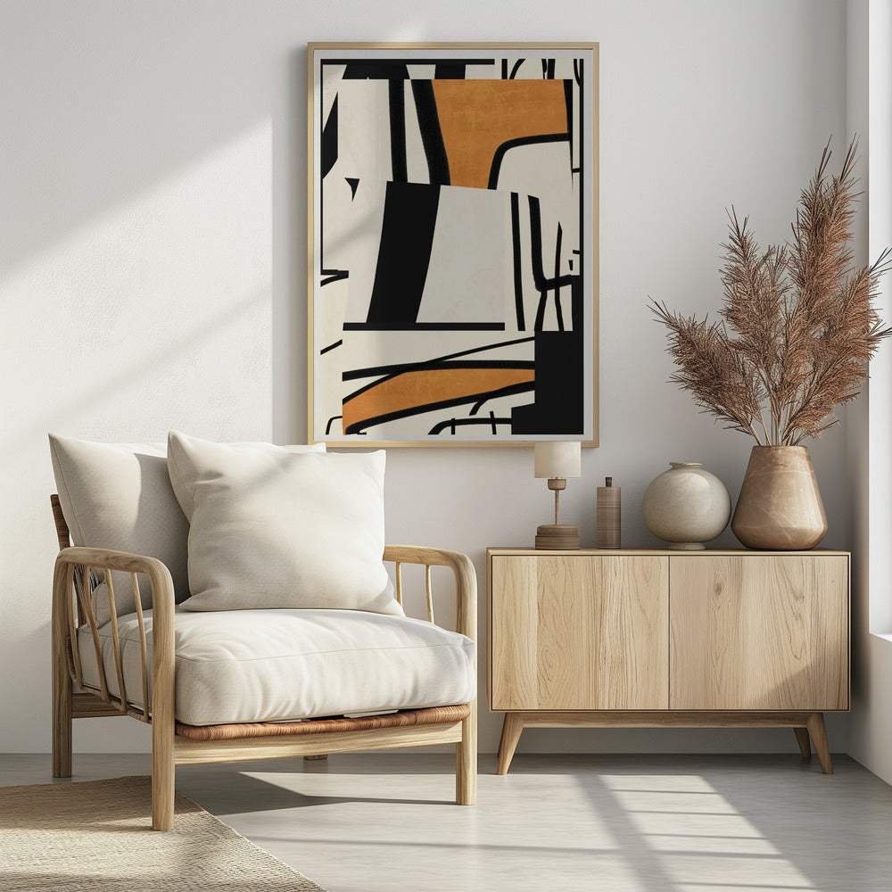 Modern Abstract Art 65 - Poster / Art Print - interiör
