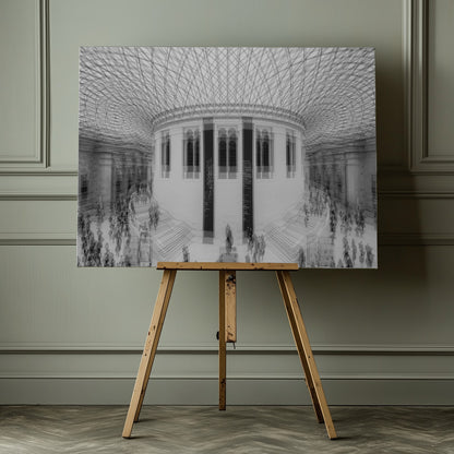 A visit to the British Museum - Poster / Art Print - interiör