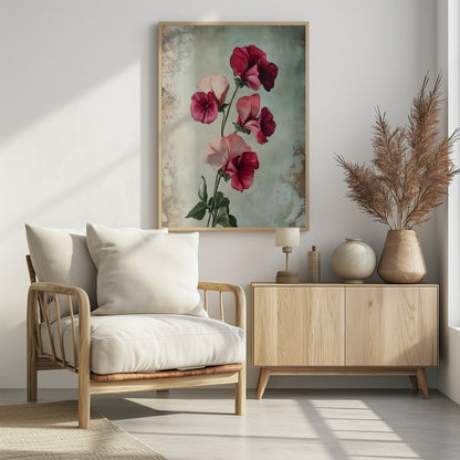 Sweet Pea - Poster / Art Print - interiör