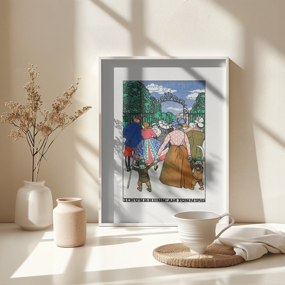 Schönbrunn On Sunday - Poster / Art Print - interiör