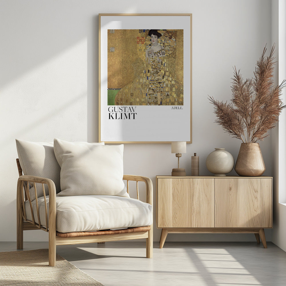 Portrait of Adele Bloch Bauer I (1907) Poster - Poster / Art Print - interiör