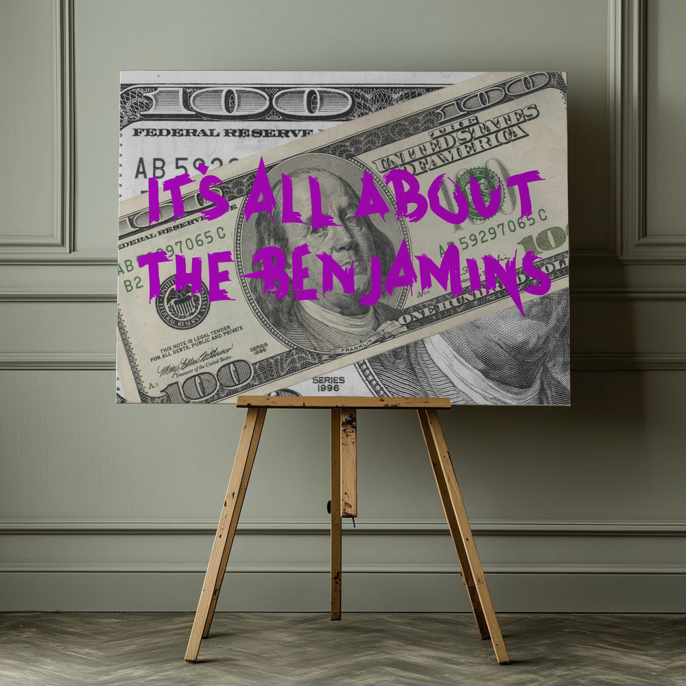 100 Dollar - Poster / Art Print - interiör