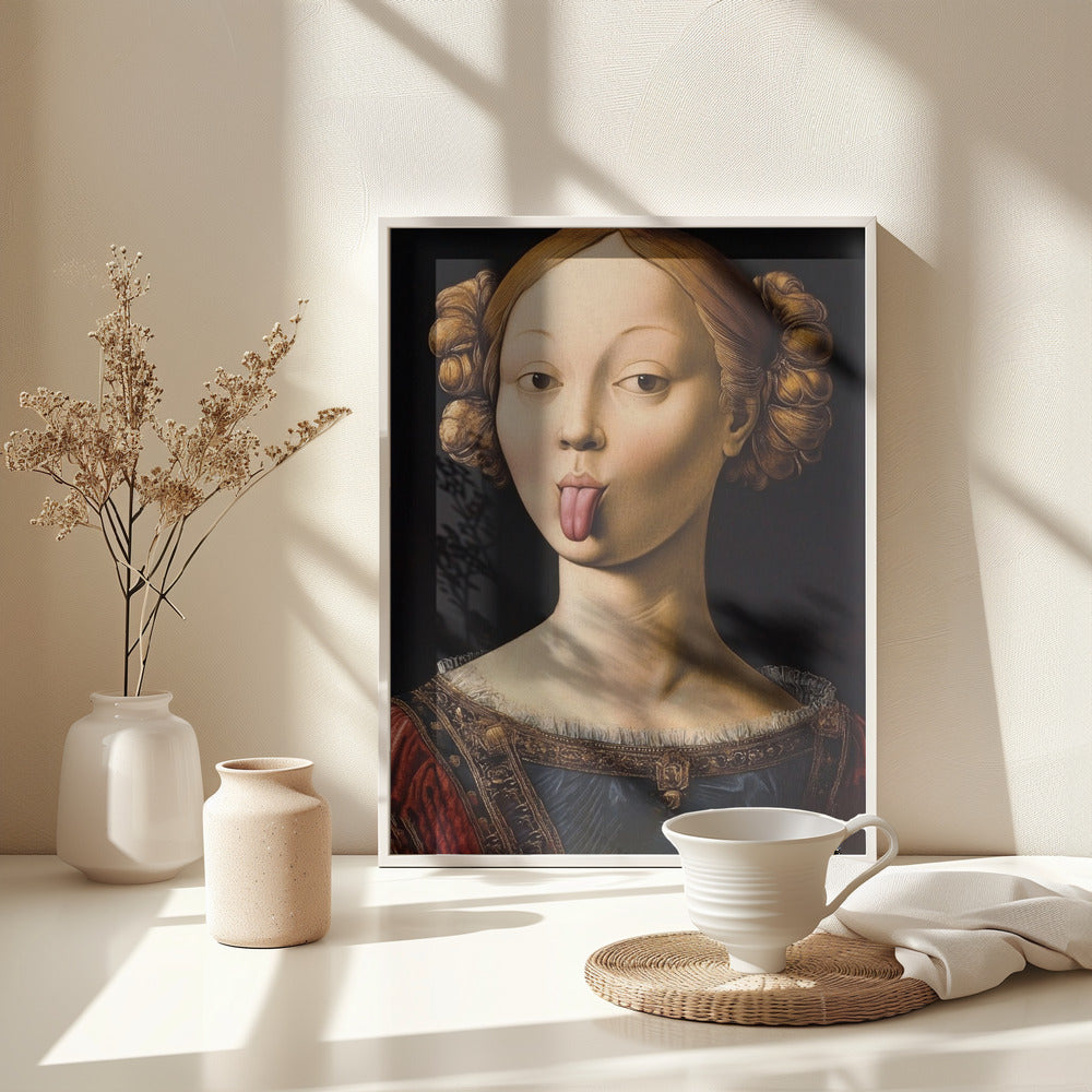 Insolent Lady - Poster / Art Print - interiör
