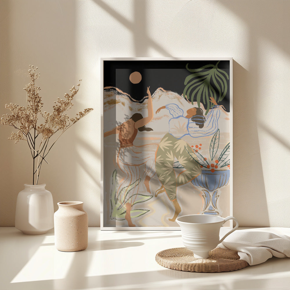 Moonlightdance - Poster / Art Print - interiör