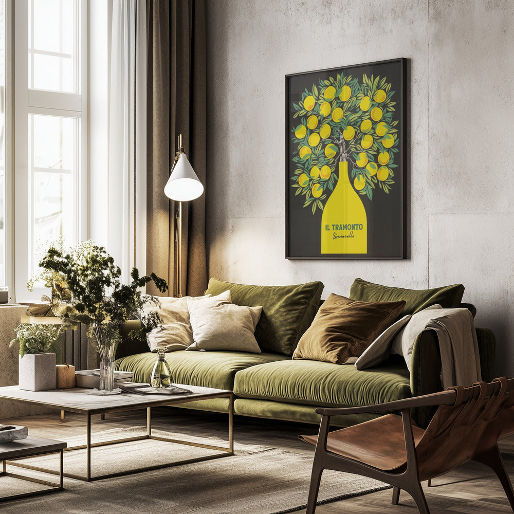 Limoncello Il Tramonto - Poster / Art Print - interiör