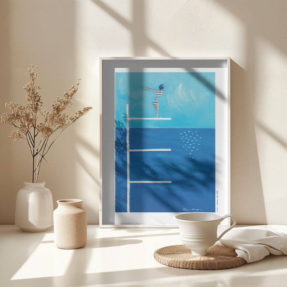 Ready to Dive - Poster / Art Print - interiör