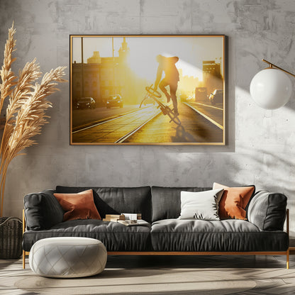 Flatland - Poster / Art Print - interiör