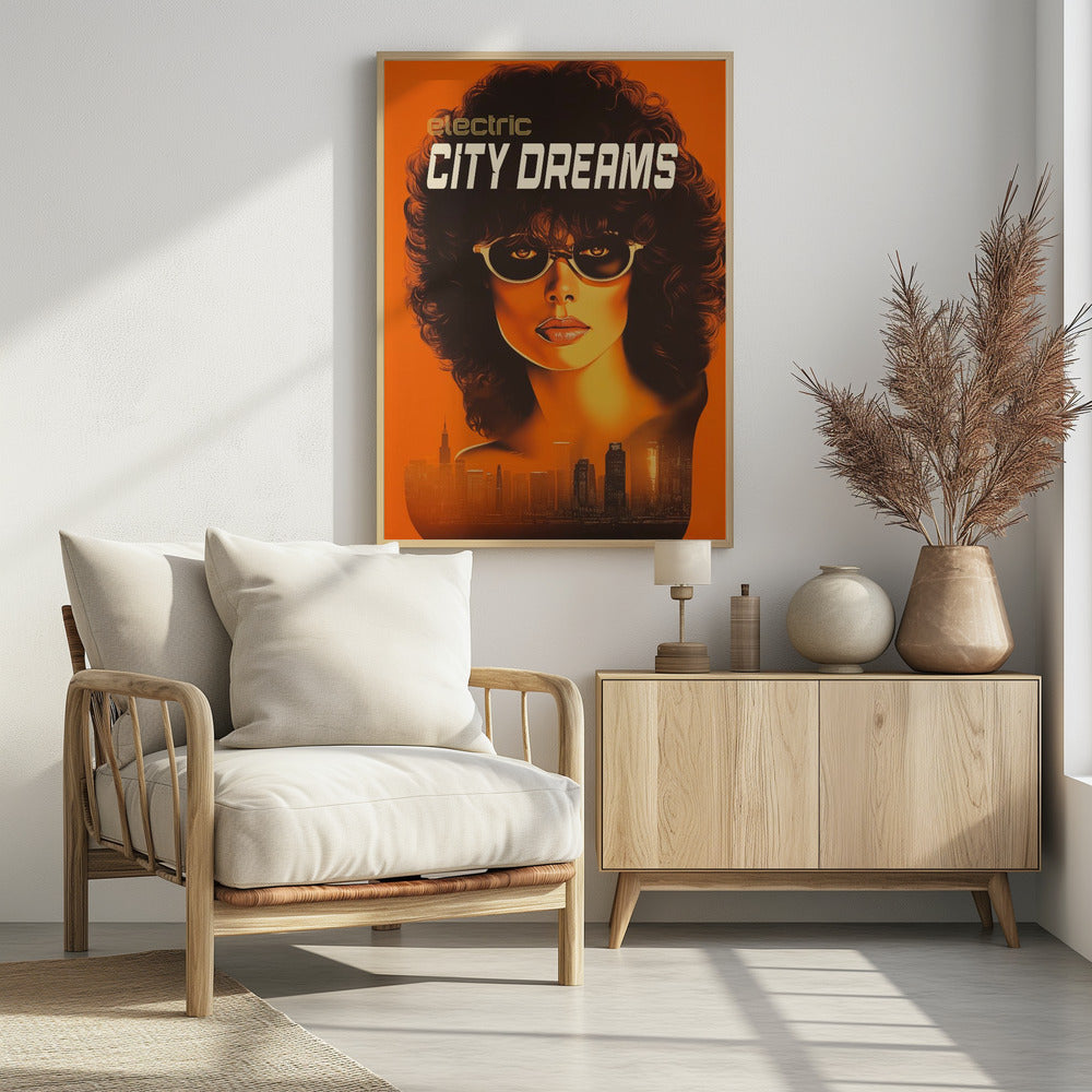 Electric City Dreams - Poster / Art Print - interiör