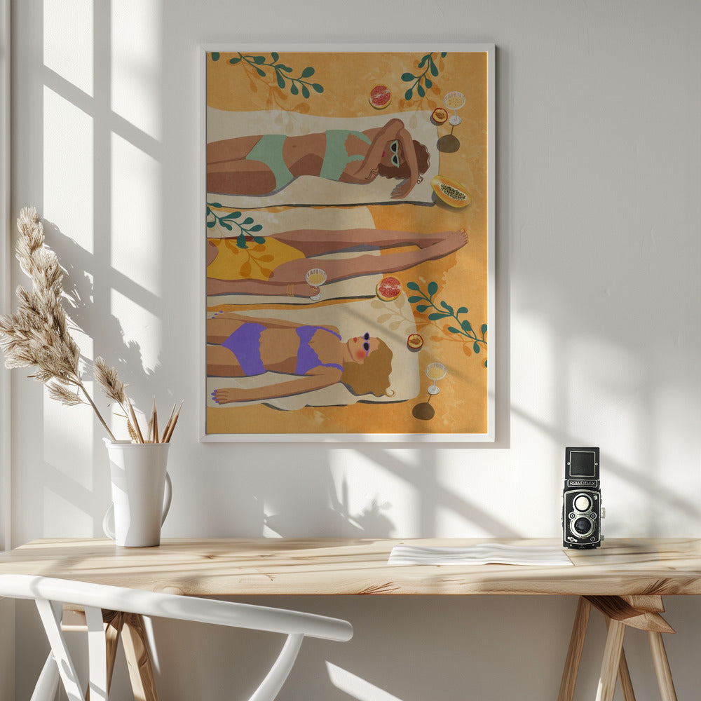 Summer Girls - Poster / Art Print - interiör