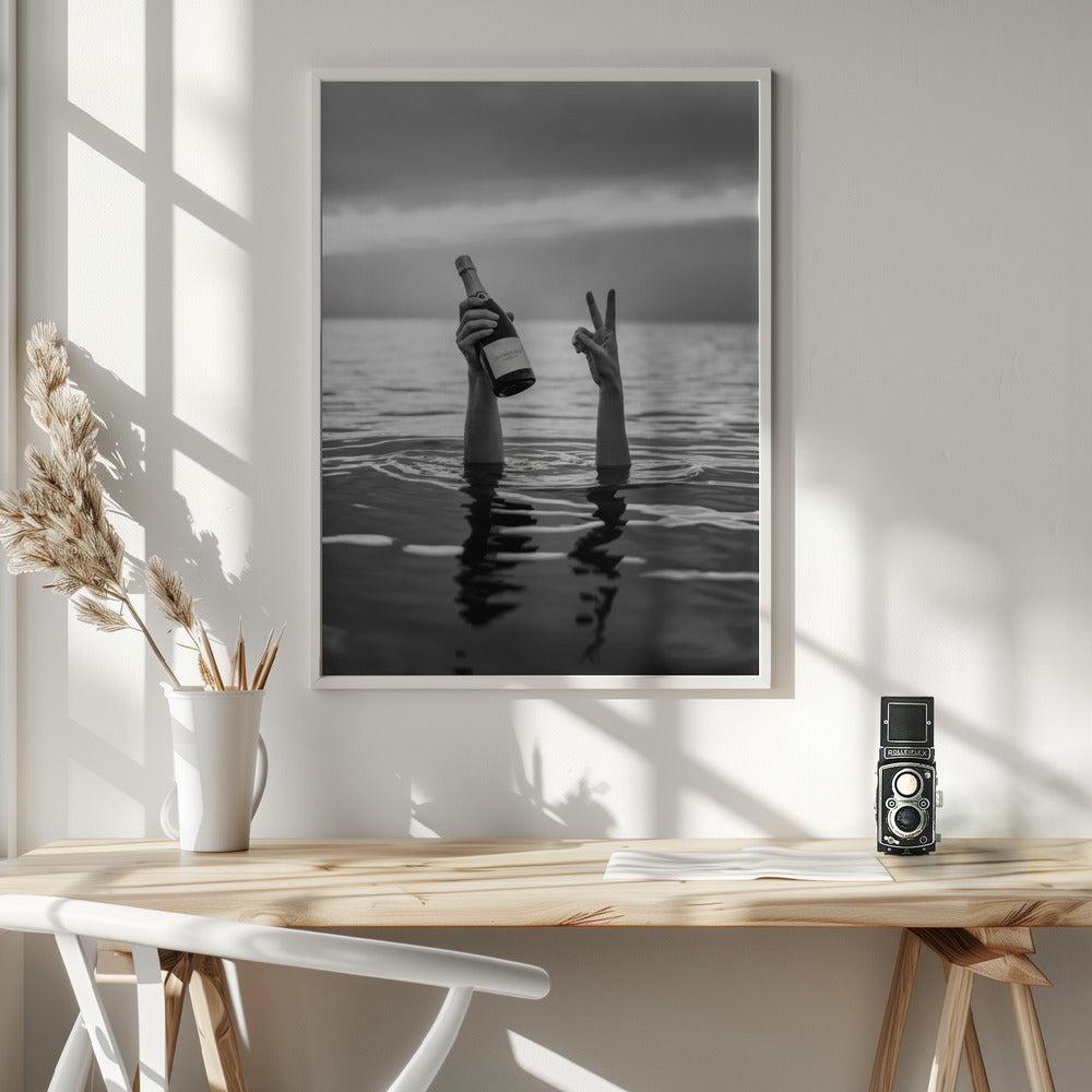 Celebration Champagne - Poster / Art Print - interiör