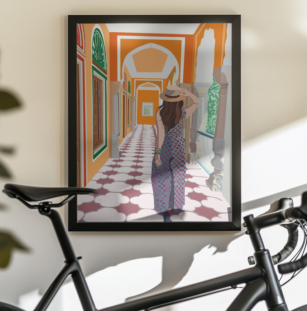 Wanderlust Pathway - Poster / Art Print - interiör