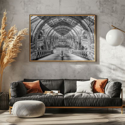 London gallery - Poster / Art Print - interiör
