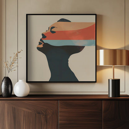 Swoosh - Poster / Art Print - interiör