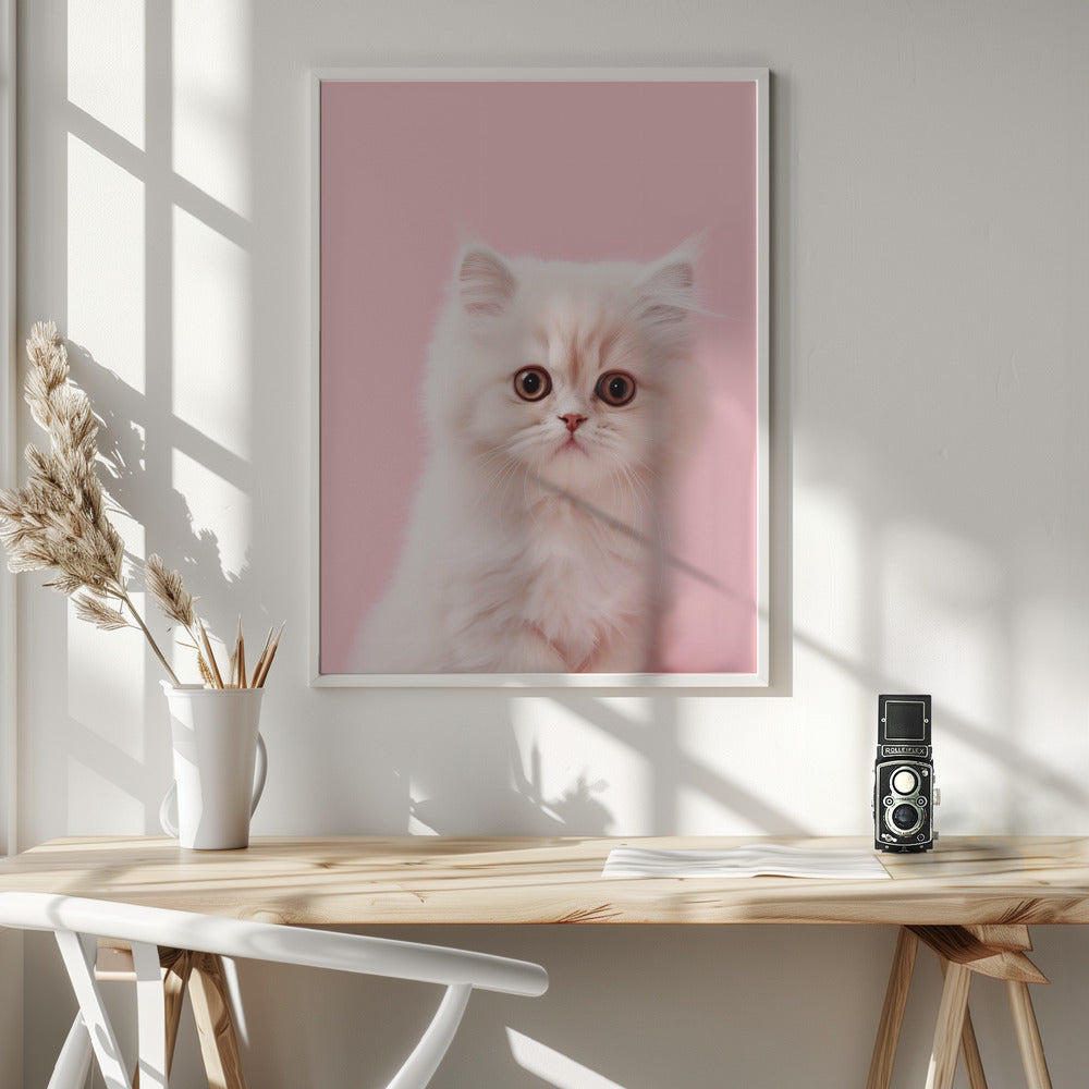 Kitty 4 - Poster / Art Print - interiör