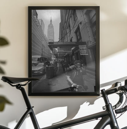 New York, a city of contrasts. - Poster / Art Print - interiör