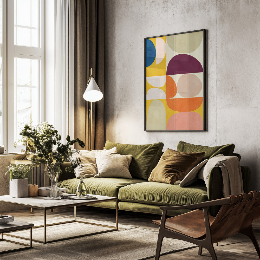 Vivid Bauhaus2 - Poster / Art Print - interiör
